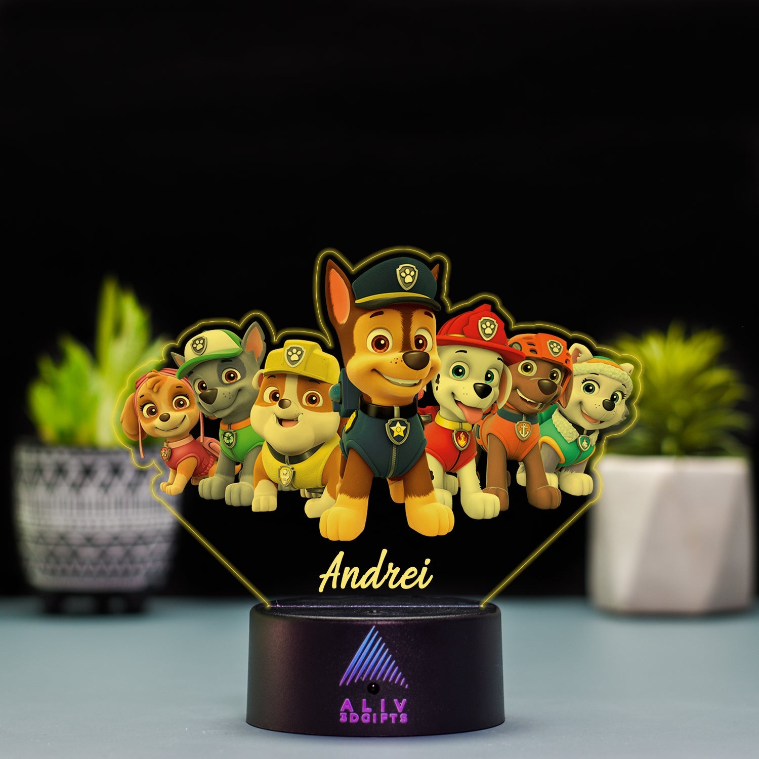 Lampă Led - Paw Patrol Colorful