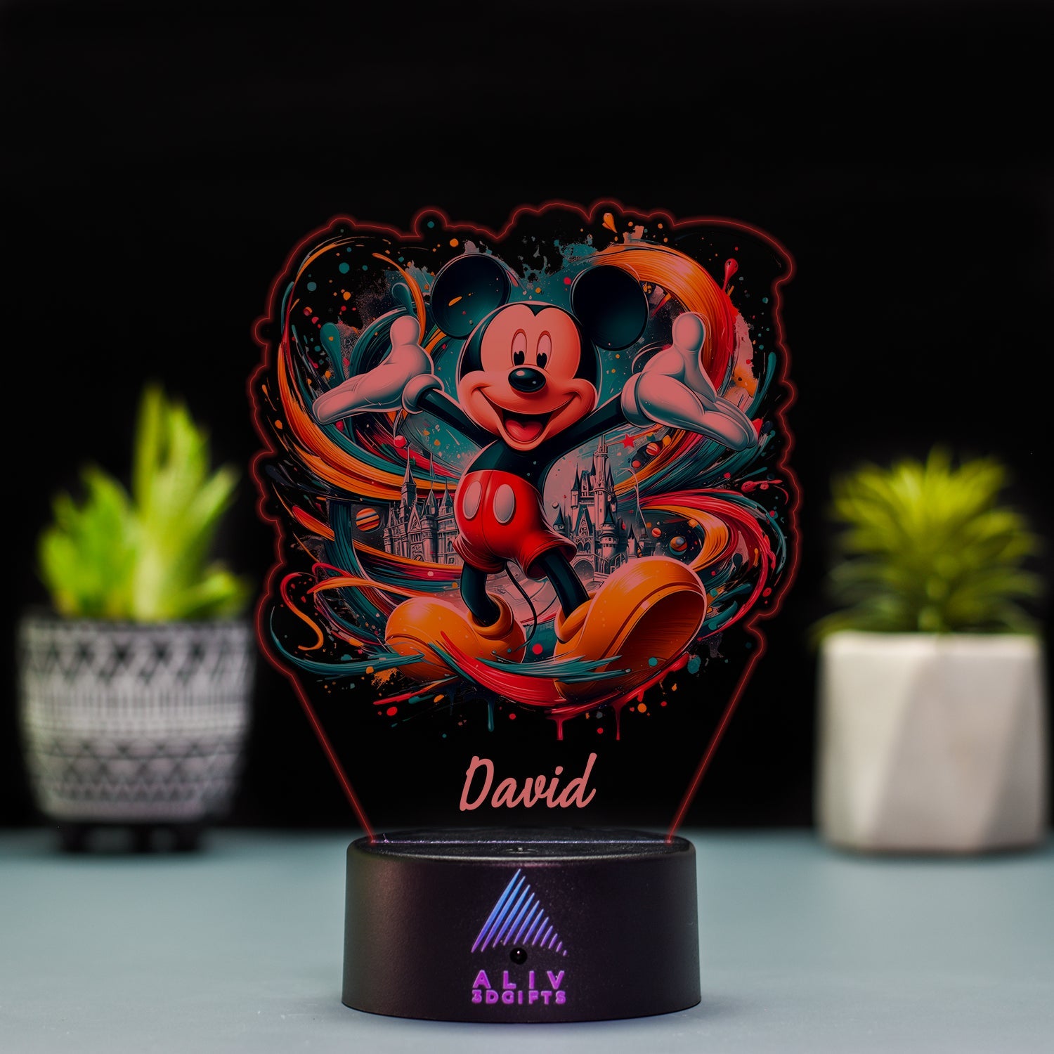 Lampă Led - Mickey Colorful