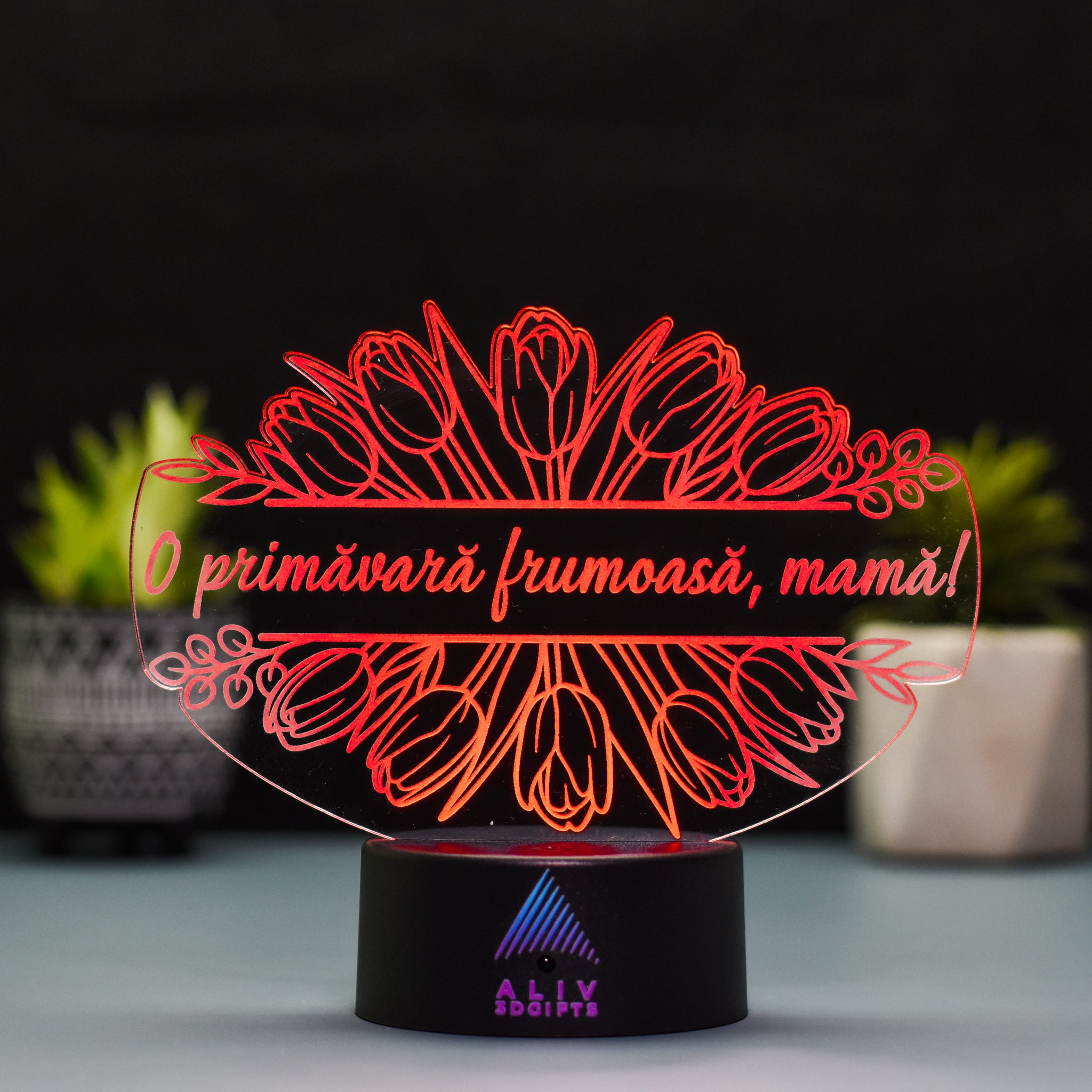 Lampa Led 3D - Mama + Lalele 1